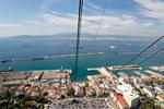 Gibraltar: Auf den Berg rauf mit der Seilbahn!