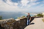 Dirk beim Aufstieg auf den höchsten Aussichtspunkt in Gibraltar